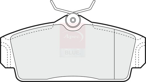 Brake pads set fits - brake,