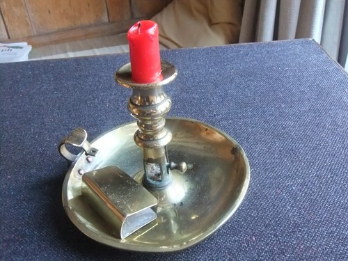 Vintage brass chamber - brass,