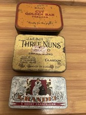 Vintage - 3 Tobacco Tins