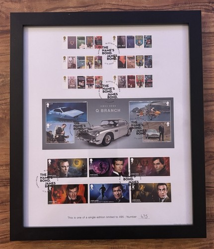 James bond royal mail stamp - james,