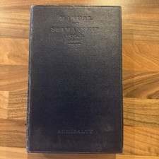Manual Of Seamanship Vol 1 1937
