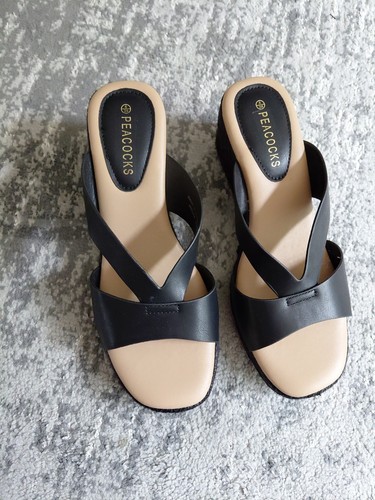 Size black open toe - toe, by