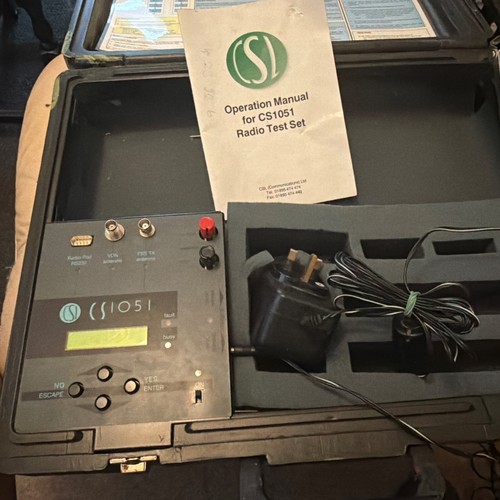 Cs1051 radio test set - cs1051, with