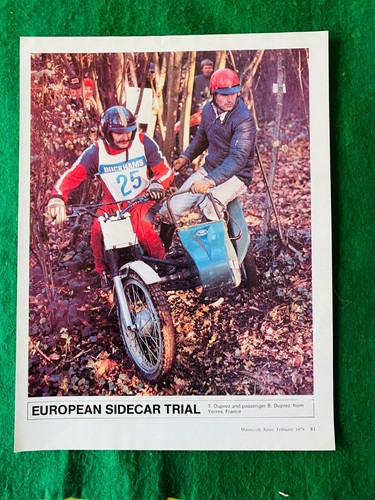 European sidecar trial france - european,
