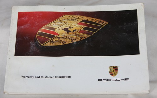 Porsche warranty and customer - and,