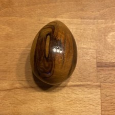 Vintage Wooden Treen Darning Sock Egg