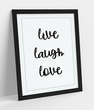 "LIVE LAUGH LOVE" HAPPY