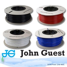 John Guest Tubing LLDPE Water Pipe, Tube JG, Various Sizes, White Blue Black Red