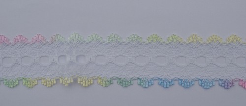 Knitting eyelet lace by - lace,