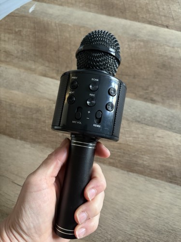 Black bluetooth karaoke - black,
