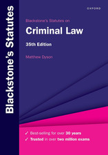 Blackstone'S Statutes on
