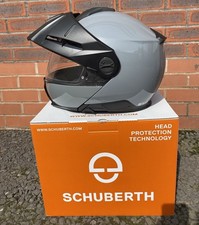 Schuberth E2 Concrete Grey Motorcycle Helmet Size 61 (XL)