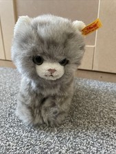 Steiff Grey Tabby Cat Kitten