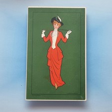 Artist Signed Postcard 1903 Glamour Red Riding Habit Whip Arthur Greenbank