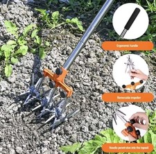 Manual rotary cultivator tool - manual,