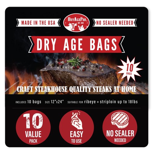 Dry age bags for meat - age,
