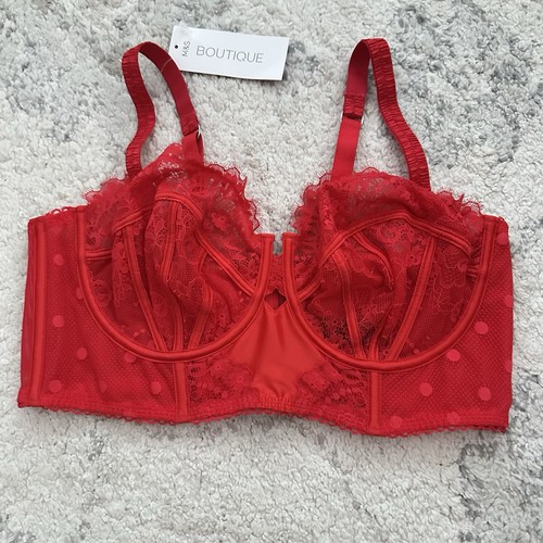 Bnwt boutique red linea - m&s,