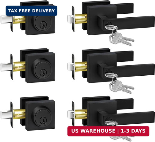 Exterior door lock set - exterior, with