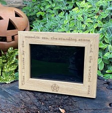 Scrying mirror with pentagram - mirror,