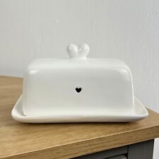 Butter Dish with Lid Heart