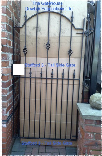 Wrought iron gate - wrought,