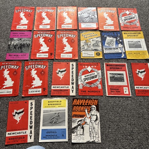 1960s speedway programmes - 21,