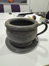 Antique Pewter Circa 1870 Chamber Pot.