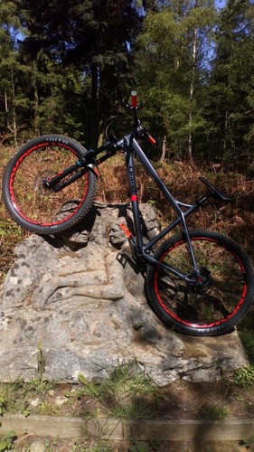 Orange crush mountain - mountain, bike