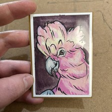 Aceo parrot galah - parrot, original