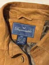 Faconnable Goatskin Suede Jacket L