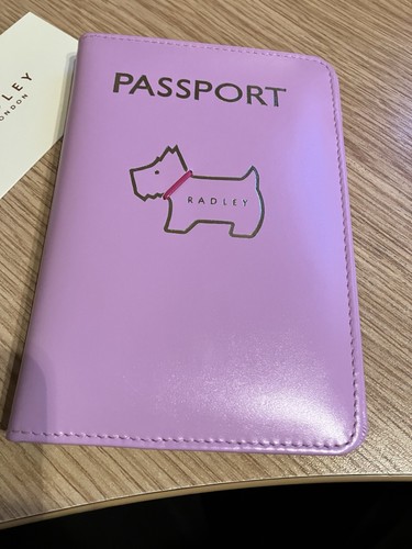 New radley pink leather - new,