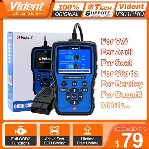 Vident v301pro obd2 scanner - obd2,
