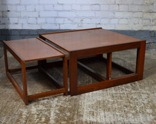 MYER , Teak Coffee Table, Nest Of Tables, Teak, Mid Century, NEEDS RESTORATION