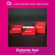 Silver Hair Foil for Hairdressers  Roll Sizes 100m  250m  500m by  12cm by 15 MU