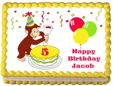 CURIOUS GEORGE Edible cake