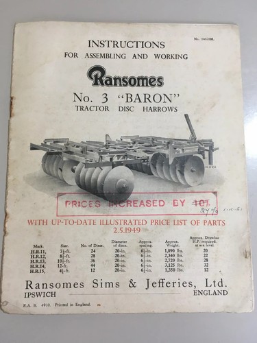 Ransomes sims jefferies - ransomes, ltd