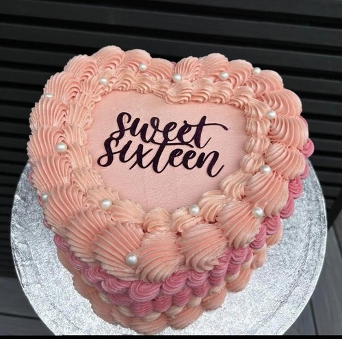 Sweet sixteen cake charm - , 16