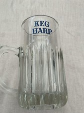 1970S Half Pint Keg Harp Glass/Tankard With A Manchester Crown Mark