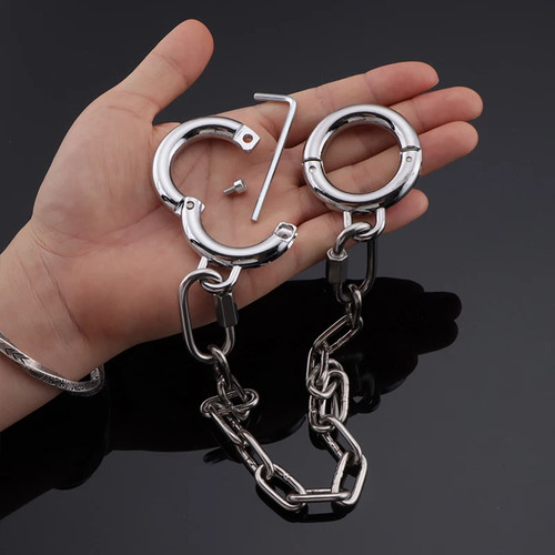 Thumb toes cuffs chain - thumb, torture