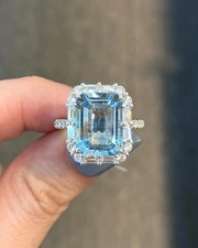 3.75 Ct Emerald Cut Natural