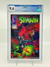 Spawn #1 CGC 9.6 White Pages