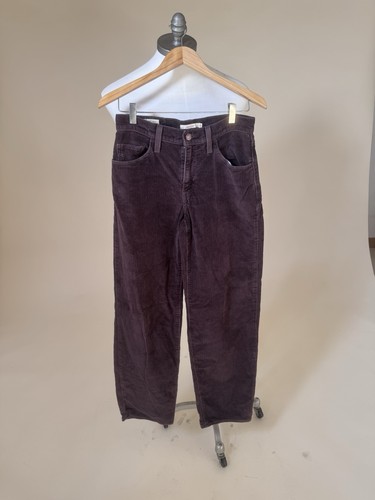 Brown corduroy levi baggy - brown,