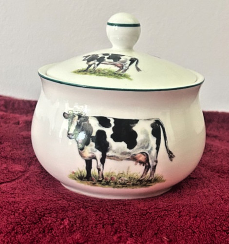 Bone china sugar bowl - bowl, with