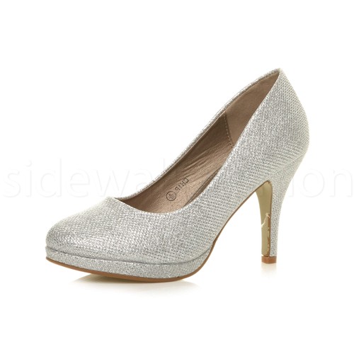 Womens ladies high mid - , heel
