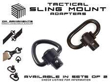 Tactical QD Push Button Sling Mount Swivel Ring quick detach adapter Airsoft