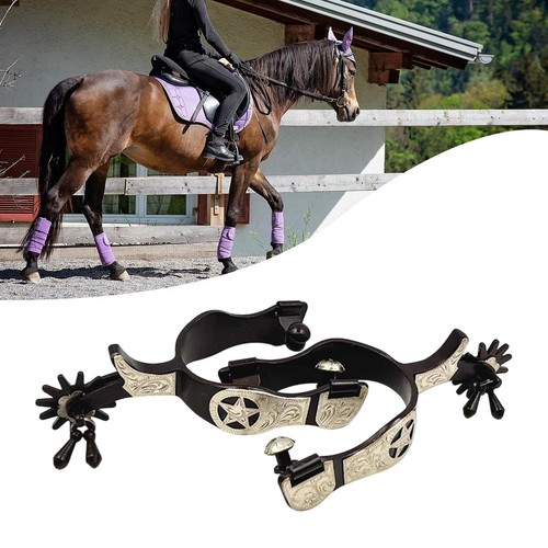 2pcs horse spurs tack gear - spurs,