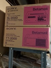 SONY BETAMAX SL-2000 & TT-2000