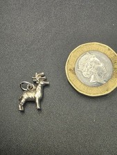 Vintage sterling silver stag
