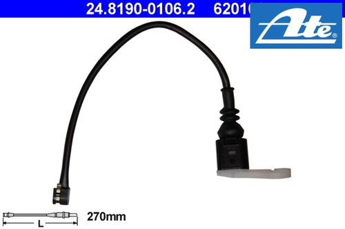 Front warning contact brake - contact,