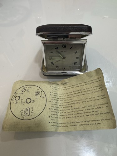 Vintage seiko travel alarm - seiko,